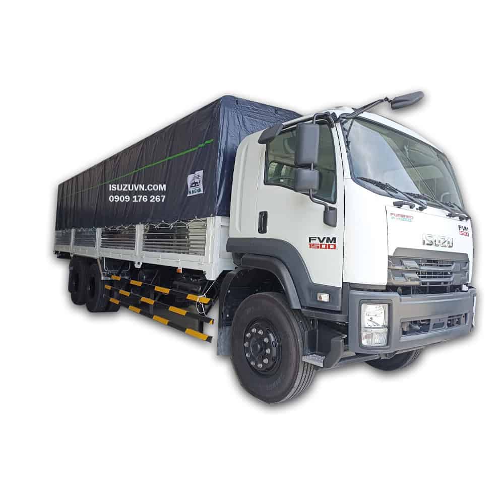 Isuzu 15 tấn thùng mui bạt