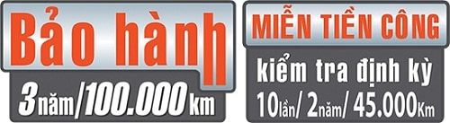 Chế độ bảo hành cho xe tải Isuzu