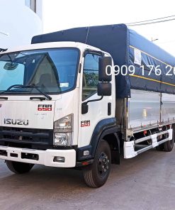 Isuzu 650 Thùng Mui Bạt 7 Bửng Bửng Nhôm